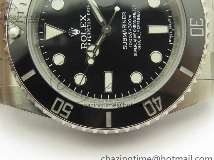 116610 And Best Edition Bracelet Case Submariner 904L SA3135 LN Ceramic Black 1:1 SS DJF 0424